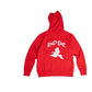 DCPL PULL OVER HOODIE - Peace & Hope - RED